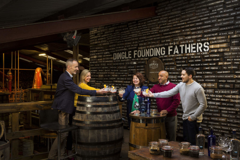 Delegates in Dingle Gin Distillery, Dingle, Co Kerry © Fáilte Ireland and Tourism Ireland